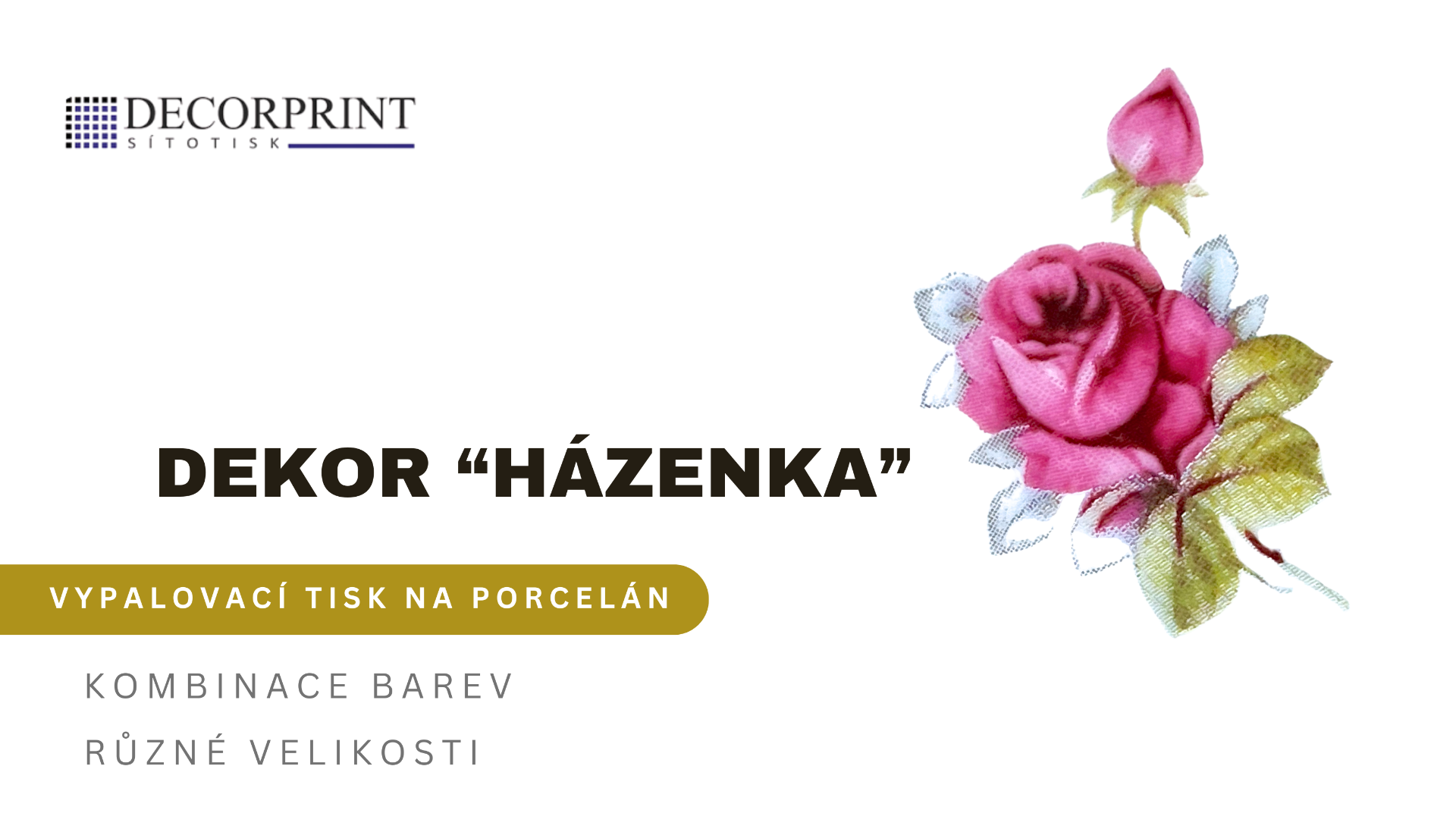 Volné dekory k prodeji - Dekor "HÁZENKA"