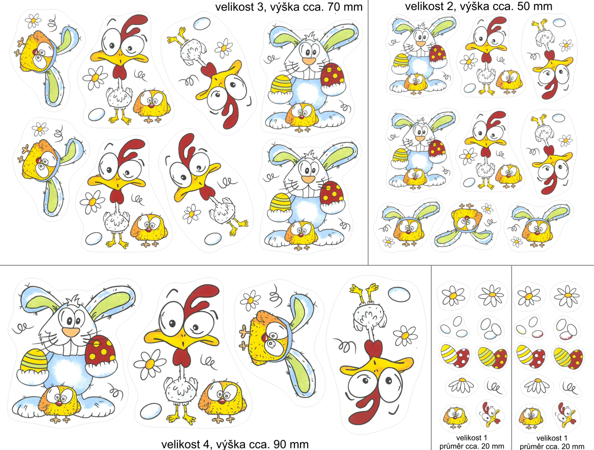 Vypalovací tisk na porcelán - Dekor "VESELÁ SLEPICE"